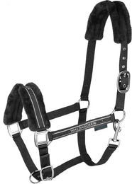 Waldhausen Elegant Kunstfellhalfter für Warmblut in Pistazie Grün – Bild 1 von 3