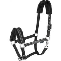 Produktbild von Waldhausen Elegant Kunstfellhalfter für Warmblut in Pistazie Grün