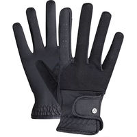 Produktbild von Waldhausen ELT Estelle Reithandschuhe für Damen und Herren Sommer Kunstleder Schwarz XS