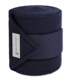 Waldhausen Esperia Fleece Gamaschen für Warmblut Blau 4er Set – Bild 1 von 2