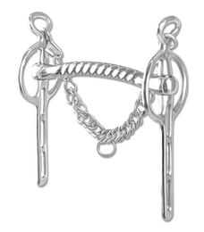 Produktbild von Waldhausen Fahrkandare Liverpool EST aus Edelstahl in Silber 14,5 cm