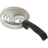 Produktbild von Waldhausen Federstriegel 6-Fach Edelstahl Schwarz - 1 Stk.