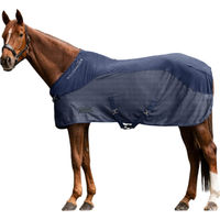 Produktbild von Waldhausen Fleece Comfort Fliegendecke für Pferde Nachtblau 145 cm