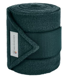 Waldhausen Fleece Gamaschen Basic für Warmblut Grün 4er Set – Bild 1 von 3