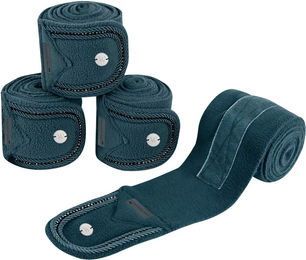 Waldhausen Fleece Gamaschen Nepal Blau Silber – Bild 1 von 8