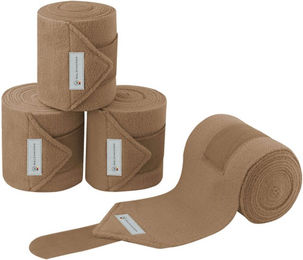 Waldhausen Fleecebandagen Basic Cappuccino für Warmblut Pferde in Beige/Braun – Bild 1 von 1