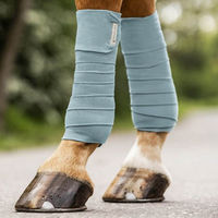 Produktbild von Waldhausen Fleecebandagen Basic für Warmblut 4er Set Blau