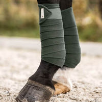 Produktbild von Waldhausen Fleecebandagen Basic für Warmblut in Dunkeloliv