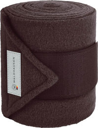 Waldhausen Fleecebandagen Basic Kastanienbraun 4er Set für Warmblut – Bild 1 von 2
