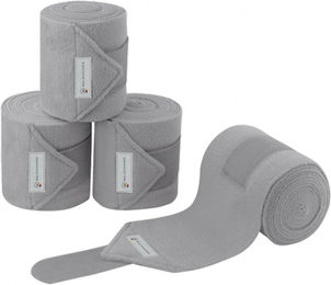 Waldhausen Fleecebandagen Basic Steingrau für Warmblut – Bild 1 von 1