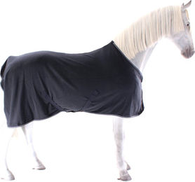 Waldhausen Fleecedecke Economic mit Kreuzgurten Blau – Bild 1 von 6