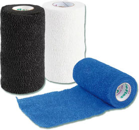 Produktbild von Waldhausen Flex Elastische Bandagen Gamaschen Blau 12er Pack für Pferde