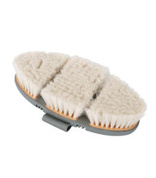 Waldhausen Flex Glanzbürste aus Ziegenhaar zur Pferdefellpflege – Bild 1 von 2