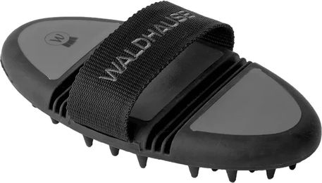 Waldhausen Flex Massage-Striegel aus Kunststoff in Schwarz/Grau – Bild 1 von 5