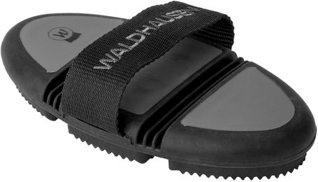 Waldhausen Flex Striegel aus Gummi für die Pferdepflege in Pfirsich/Chromgrau – Bild 1 von 3
