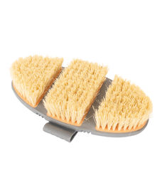 Waldhausen Flex Wurzelbürste Pferdebürste aus Naturmaterial in Rosa Grau oder Beige – Bild 1 von 4