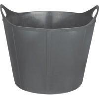 Produktbild von Waldhausen Flexischale Futtereimer aus Kunststoff Grau 28l - 28 l