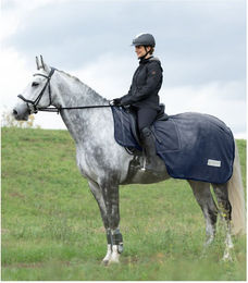 Waldhausen Fliegen-Ausreitdecke Comfort Nachtblau 125 cm - 1 Stk. – Bild 1 von 6