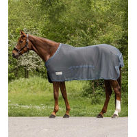 Produktbild von Waldhausen Fliegendecke Comfort mit Bauchlatz Kreideblau 145 cm
