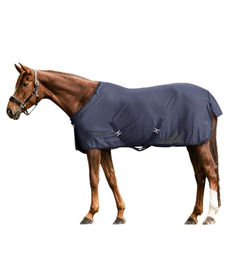 Waldhausen Fliegendecke Comfort mit Kreuzbegurtung für Pferde Blau 125 cm – Bild 1 von 5