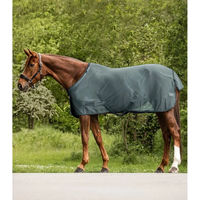 Produktbild von Waldhausen Fliegendecke Comfort mit Kreuzbegurtung für Pferde, Grün, 125 cm