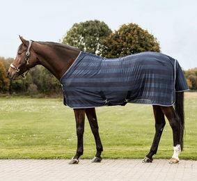 Waldhausen Fliegendecke Economic mit Kreuzbegurtung aus Polyester Blau 75 cm – Bild 1 von 4