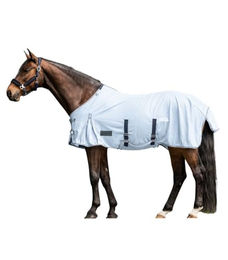 Waldhausen Fliegendecke Protect für Pferde mit Bauchgurt Blau 135 cm – Bild 1 von 5