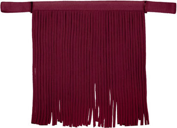 Waldhausen Fliegenfransen Pony Bordeaux Rot aus Stoff – Bild 1 von 1
