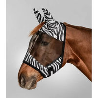 Produktbild von Waldhausen Fliegenmaske für Ponys aus Polyester in Schwarz Weiß Bunt