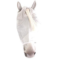 Produktbild von Waldhausen Fliegenmaske Premium für Ponys ohne Ohrenschutz in Silbergrau