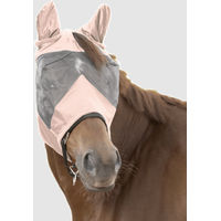 Produktbild von Waldhausen Fliegenmaske Premium mit Ohrenschutz für Warmblut in Rosa
