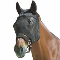 Produktbild von Waldhausen Fliegenmaske Premium mit Ohrenschutz für Ponys in Schwarz - 1 Stk.