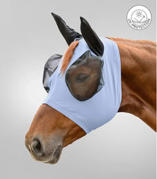 Waldhausen Fliegenmaske Puck Flex für Pferde in Blau für Ponys – Bild 1 von 7