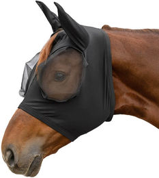 Waldhausen Fliegenmaske Puck Flex für Warmblut in Schwarz – Bild 1 von 5