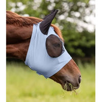 Produktbild von Waldhausen Fliegenmaske Puck für Warmblut in Blau aus Fleece