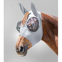 Produktbild von Waldhausen Fliegenmaske Puck für Warmblut in Silbergrau aus Fleece