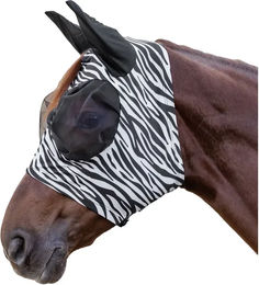 Waldhausen Fliegenmaske Puck Zebra Schwarz Weiß XWB – Bild 1 von 3