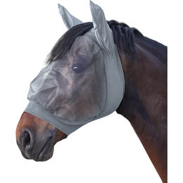 Waldhausen Fliegenmaske Skinny für Ponys in Silbergrau – Bild 1 von 3