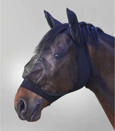 Waldhausen Fliegenmaske Skinny für Warmblut in Schwarz – Bild 1 von 4