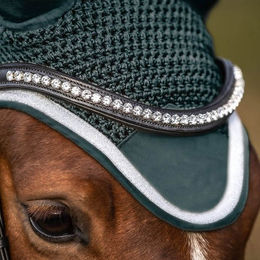 Waldhausen Fliegenohren Competition für Warmblut in Grün aus Baumwolle – Bild 1 von 12