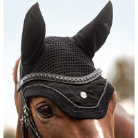 Produktbild von Waldhausen Fliegenohren für Warmblut in Grünbraun aus Cord