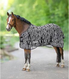 Waldhausen Fliegenshirt für Pferde Zebra Muster aus Polyester - 115 cm – Bild 1 von 4