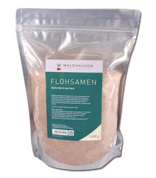Produktbild von Waldhausen Flohsamen zur Unterstützung der Verdauung für Pferde 1 kg - 1 kg