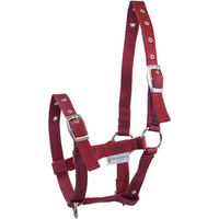 Produktbild von Waldhausen Fohlenhalfter Triple aus Nylon in Rot