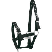 Produktbild von Waldhausen Fohlenhalfter Triple aus Nylon in Schwarz - 1 Stk.