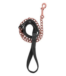 Waldhausen Führkette Soft für Pferde Schwarz/Rose Gold – Bild 1 von 2