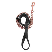 Produktbild von Waldhausen Führkette Soft für Pferde Schwarz/Rose Gold