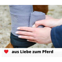Produktbild von Waldhausen Gamaschen Fleecebandagen Grau für Warmblut aus Polyester