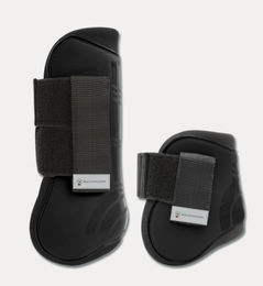 Waldhausen Gamaschen für Vollblut Schwarz 4er Set Pro – Bild 1 von 3