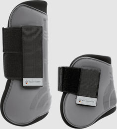 Waldhausen Gamaschen Pro 4er Set Silbergrau Elastik für Warmblut – Bild 1 von 1